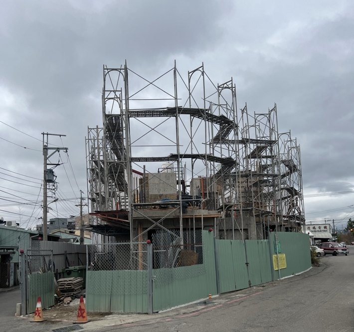 建築結構施工現場
